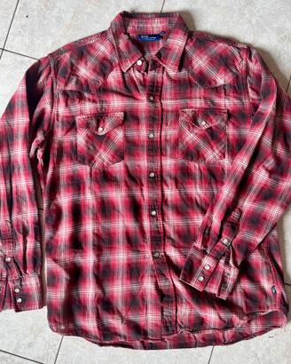 Camicia flanella Penfield bottoni madreperla
