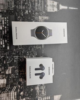 samsung smart watch 8 LTE 44mm+ galaxy buds 3 fe