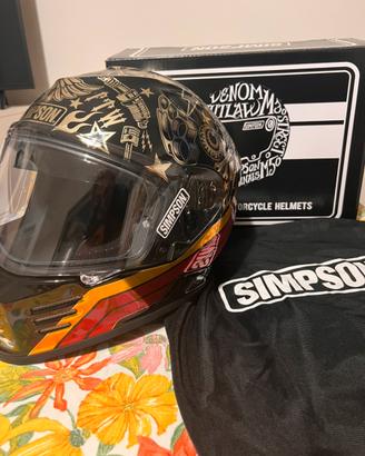 Casco moto SIMPSON venom tattoo