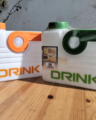 Set 2 taniche vintage per acqua 2,9L nuove