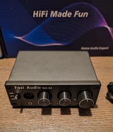 DAC esterno HiFi gaming Fosi Audio Q4 mini