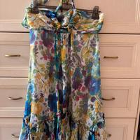 Abito corto Zara fantasia floreale