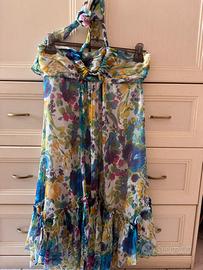 Abito corto Zara fantasia floreale