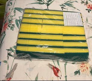 Set 12 spugnette da cucina doppio strato 