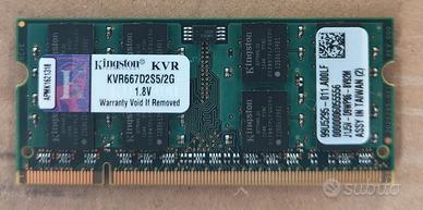 RAM DDR3 per PC portatile notebook