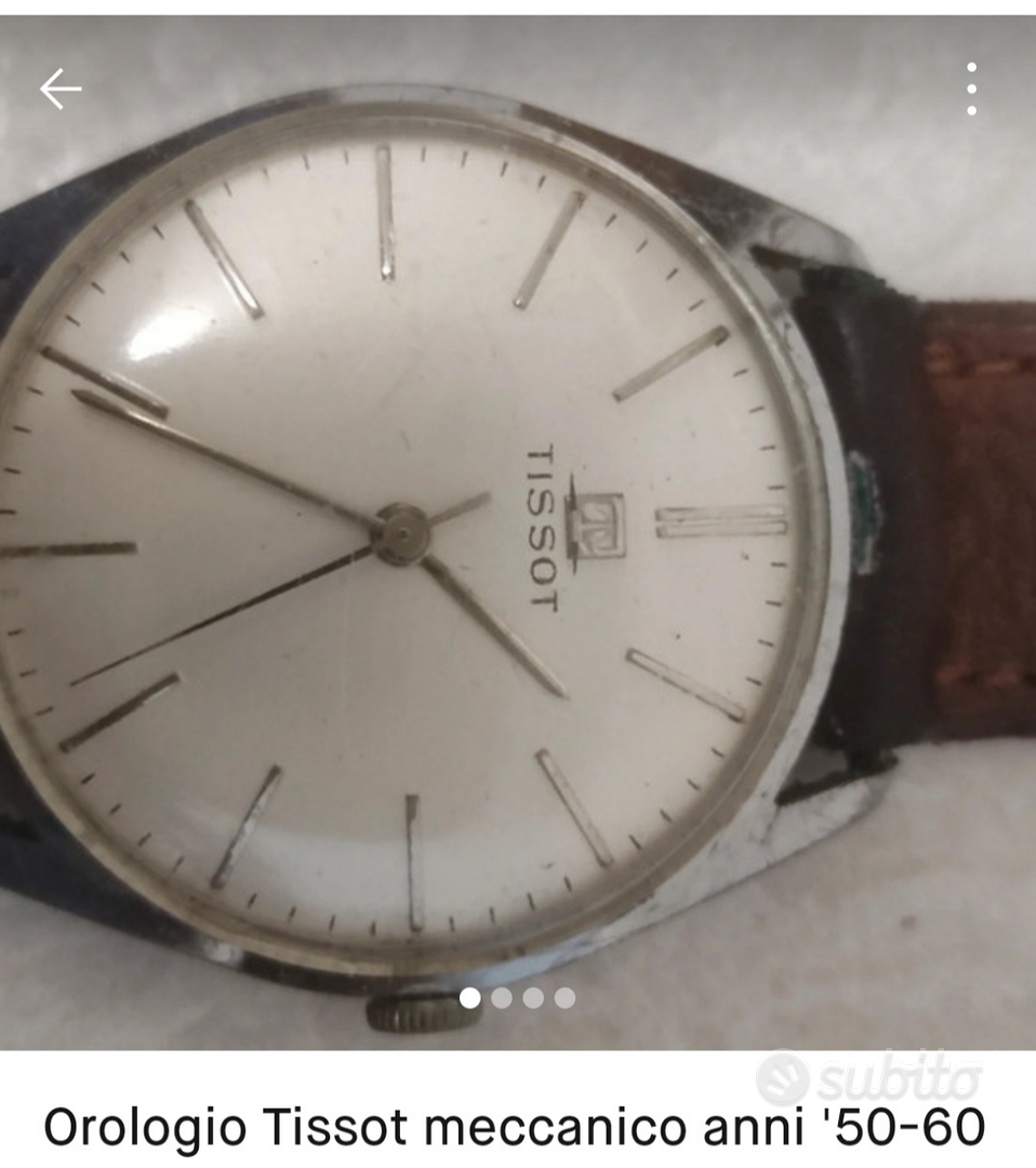 Orologio Tissot vintage anni 50 60 Abbigliamento e Accessori In