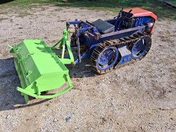 Trattore agricolo cingolato goldoni carraro fiat