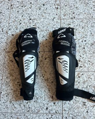 Protezioni ginocchia moto Leatt Hybrid 30F