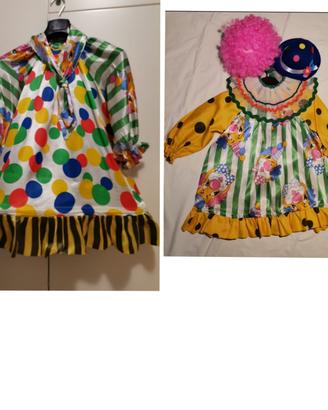 costumi pagliaccia  4-10 anni