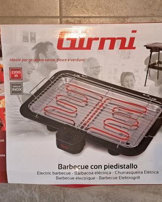 Barbecue elettrico Girmi con piedistallo