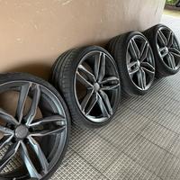 4 GOMME + CERCHI AUDI