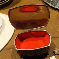 cofanetto portagioie vintage velluto porta gioie