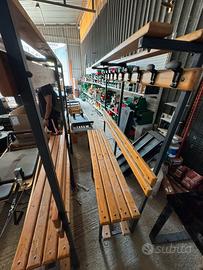 Pamche da spogliatoio schienale e appendino