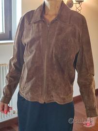 Giacca in vero camoscio per donna.