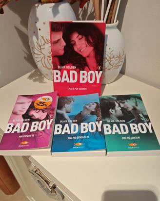 Set 4 libri "Bad boy" 