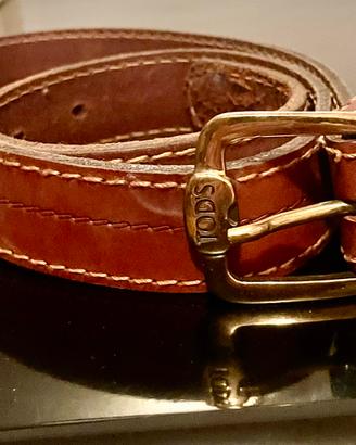 Cintura Tod's in pelle marrone / cuoio  - Vintage