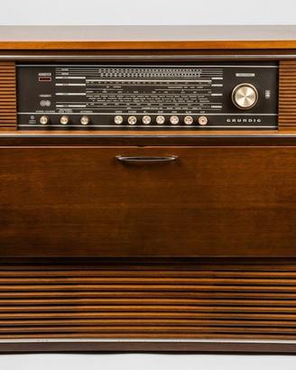 Mobile Radio Giradischi Vintage GRUNDIG Anni '60