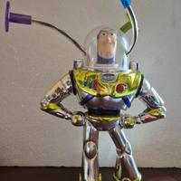 Raro Buzz Lightyear Cromo argento originale anni90