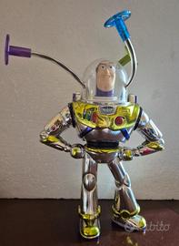 Raro Buzz Lightyear Cromo argento originale anni90