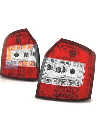 FANALI AUDI A4 B6 AVANT 00-04 LED ROSSO CROMATO