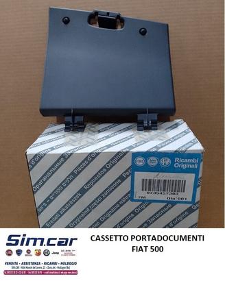 CASSETTO PORTA DOCUMENTI FIAT 500