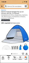Tenda ,parasole , da spiaggia