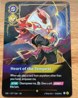 Kennen v.3 signed overnumbered
