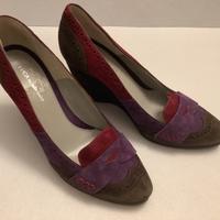 Scarpe n. 36 Marrone/Viola/Bordeaux