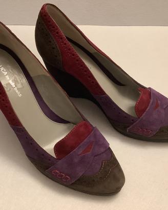 Scarpe n. 36 Marrone/Viola/Bordeaux