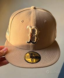 cappello new era beige