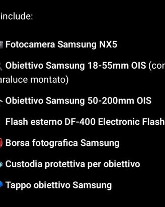 Fotocamera Samsung nx5 