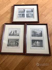 Stampe incisione su lastra acciao epoca 1840