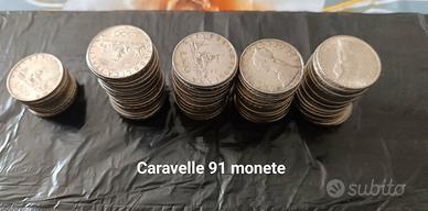 monete argento caravelle e altri tipi 