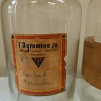 stock 4 bottiglie vintage farmacia 