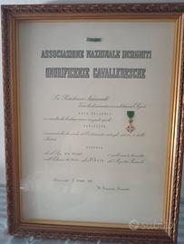 Attestato Onorificenza Cavaliere 1979