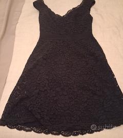 abito liu jo in pizzo nero taglia 42