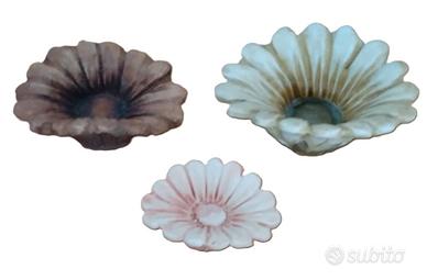 Numero 14 fiori in resina.