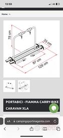 Porta bici Carrybike FIAMMA-2 bici per caravan