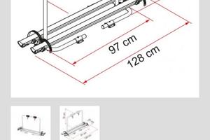 Porta bici Carrybike FIAMMA-2 bici per caravan
