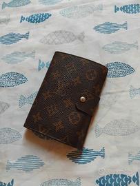 Portafoglio vintage pelle e tela LV
