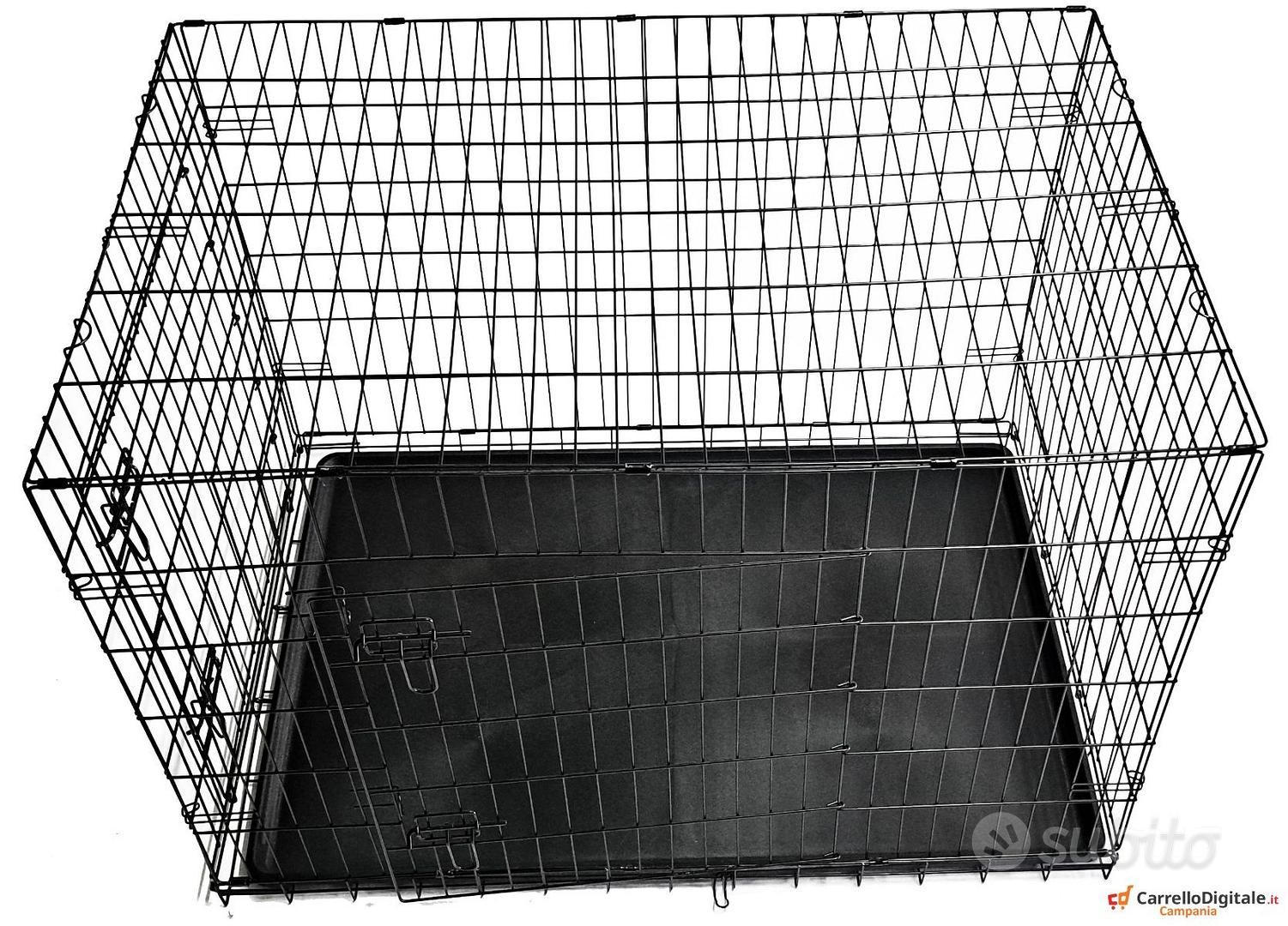 Gabbia per Cane kennel metallo 108 x 72 x H 77 cm