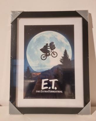 Poster con cornice Moon E.T. L'Extraterrestre