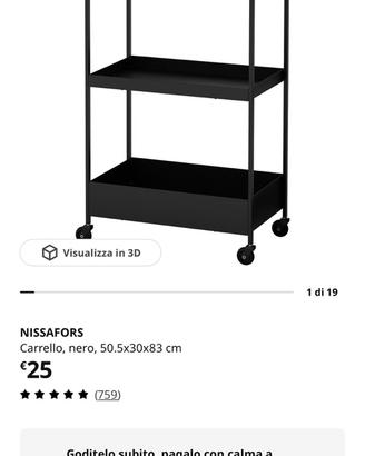 Carrello cucina nuovo