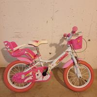 bici bambina 14" unicorno