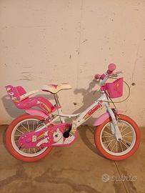 bici bambina 14" unicorno