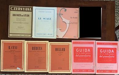 Libri per lo studio del pianoforte - 8 libri