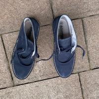 Scarpe donna simil polacchine blu, taglia 38