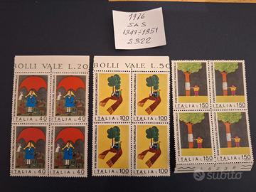 L1R16 Repubblica 1976 Giornata francobollo 18° emi