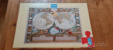 Puzzle FX SCHMID 2000 Planisfero antico. Completo.