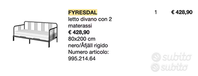 Divano Letto Fyresdal